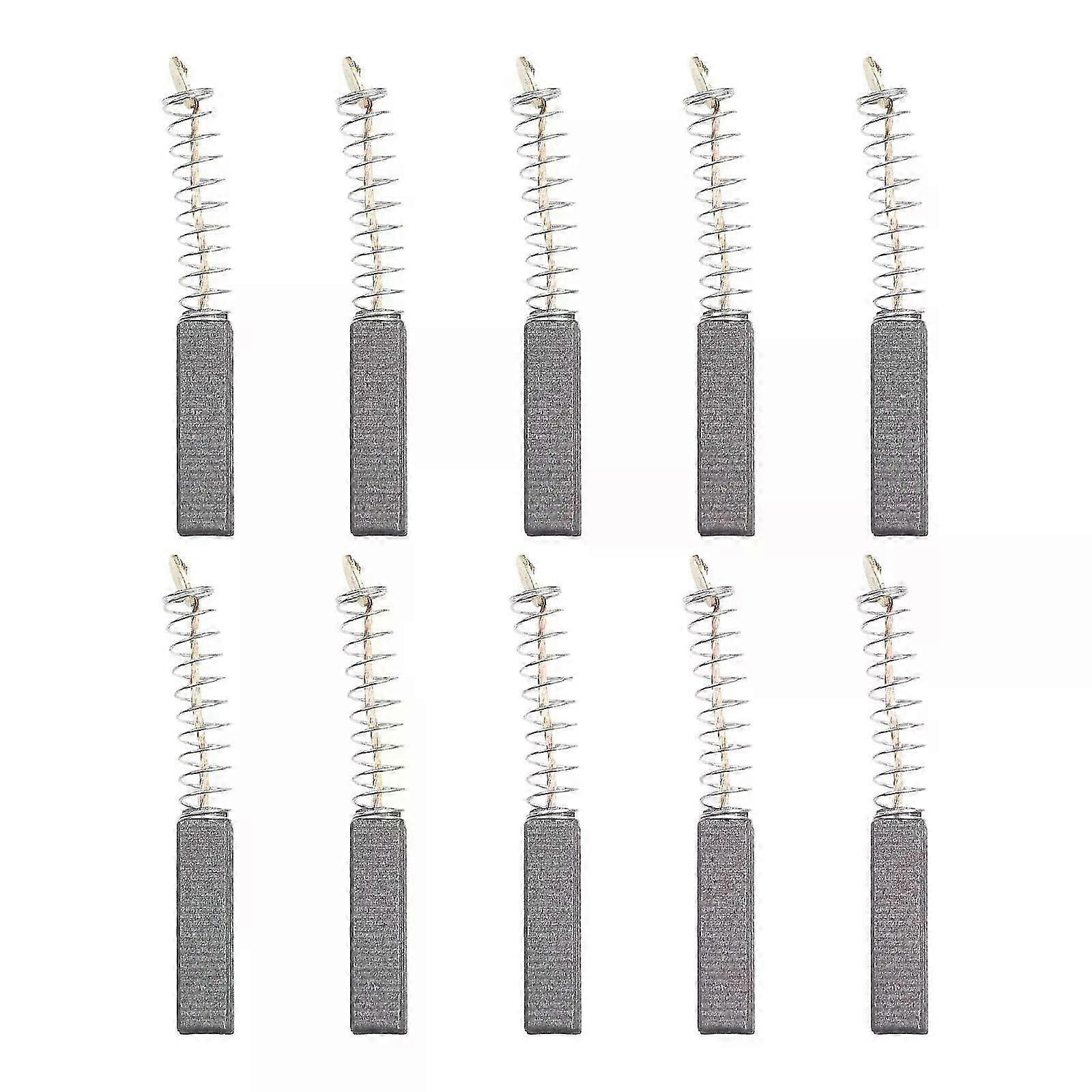 10 Stück Kohlebürsten, Passend Für Elektromotoren, Ersatzteil 20 Mm X 5 Mm X 5 Mm, Motorkohlebürsten, Elektrowerkzeugzubehör - Jxlgv