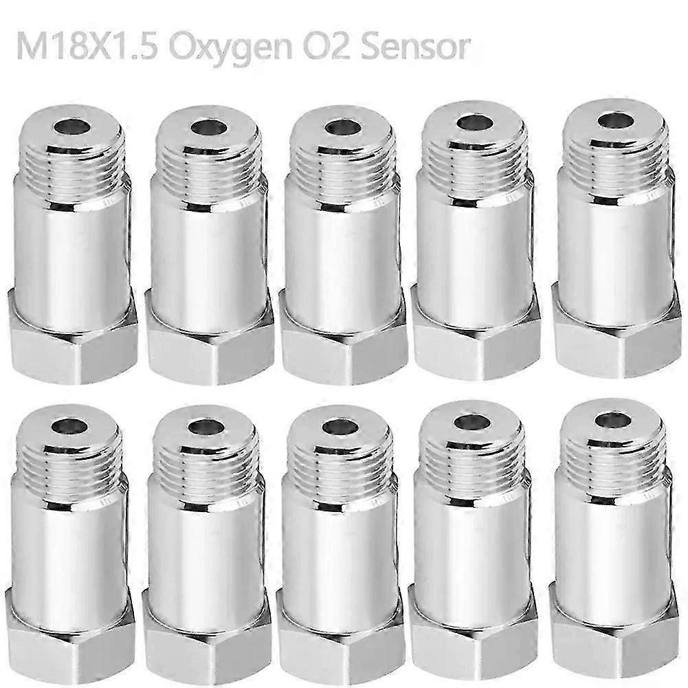 20-1 Stück M18x15 Sauerstoffsensor-verlängerung O2 Sauerstoffsensor-abstandshalter Kfz-motorkontrollleuchte-behebungsadapter-konverter-jxlgv