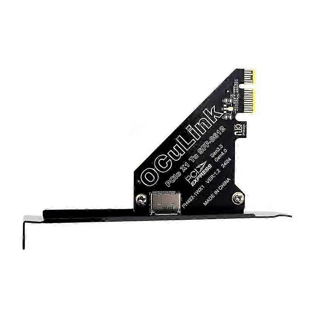 Pcie 4.0 X1 Erweiterungskarte Für Oculink Sff8611/8612, Kompatibel Mit Sff-8639 U.2 Ssd Und Externer Grafikkarte, Kompatibel Mit Win/linux – Jxlgv