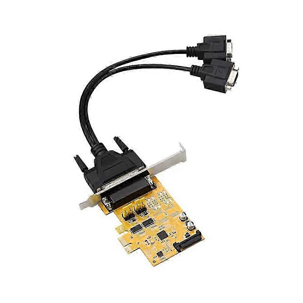 Pcie1x Auf 2 Serielle Rs232-adapterkarte Mit Ax99100-chip, Pcie-erweiterungskarte, Serielle Riserkarte, Sata 9-pin-netzteil – Jxlgv