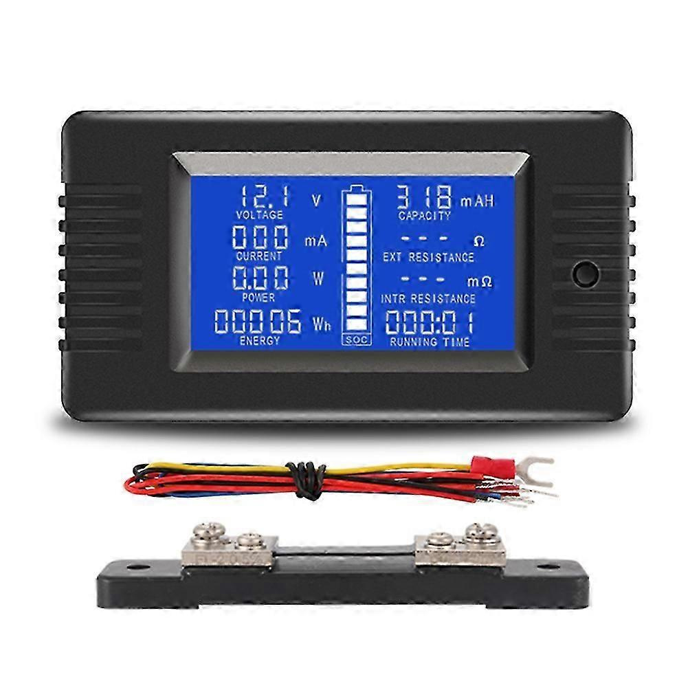 Pzem015 Digitaler Gleichstrom-spannungs- Und Strommesser Pzem015 Mit 50-a-shunt Für Kfz-batterien (0–200 V, 12 V, 24 V, 48 V) – Jxlgv