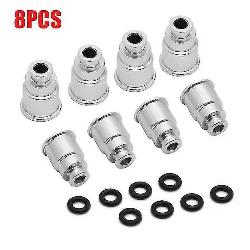 8 Stück Kraftstoffeinspritzdüsen-adapter-spacer, Kurz, Passend Für Ls2-zu-ls1-ansaugkrümmer Oder Ls3-zu-lkw-ansaugkrümmer, Einspritzdüsen-verlängerungsadapter, Hut, Auto-dachkappe - Jxlgv