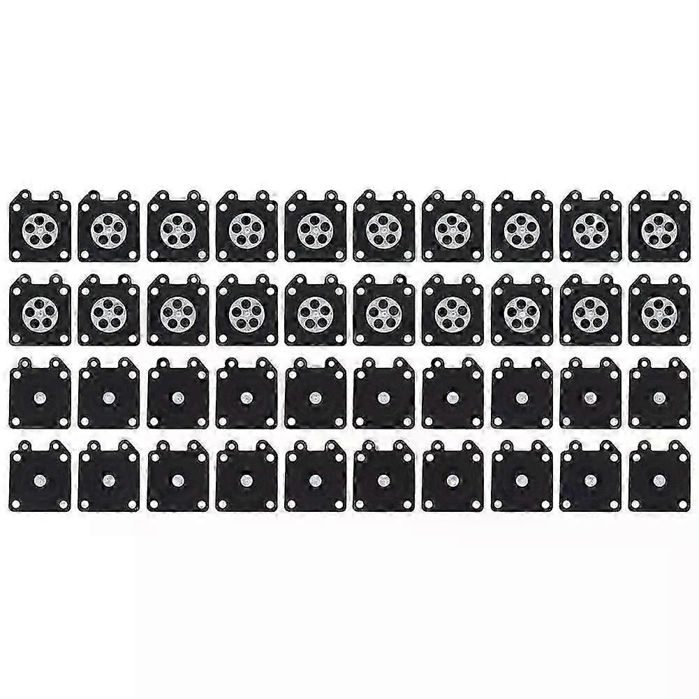 40-teiliges Vergaser-dosiermembran-set Für Kettensägen, Passend Für Walbro 95-526 500 3800 4500 5200 5800, Inklusive Montagedichtungssatz Jxlgv