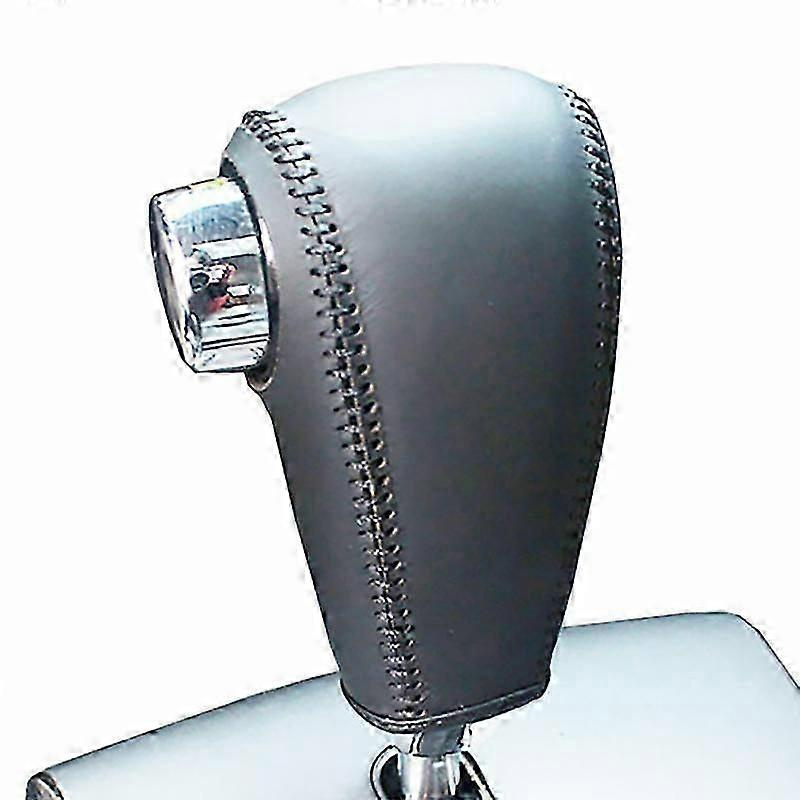 Schwarze, Handgenähte Schaltknaufabdeckung Aus Echtem Leder, Passend Für Kia Sorento (2004–2008), Automatik, Modell Jxlgv
