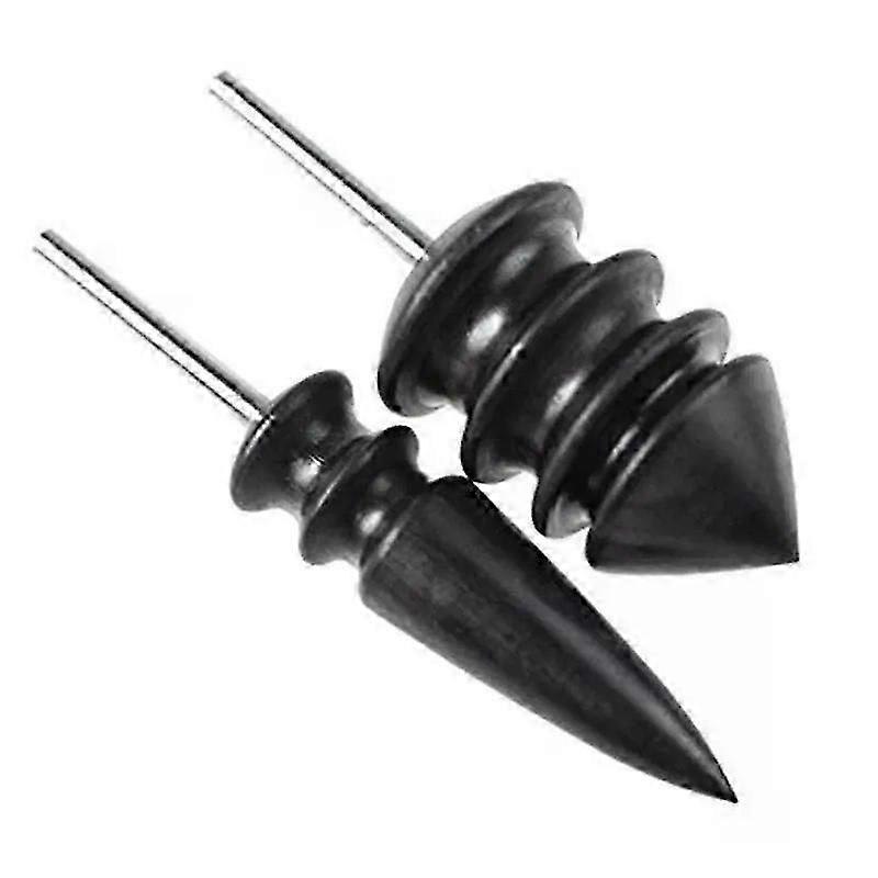 Gtbl Spitzspitziger Narra-lederpolierer, Lederglätter-werkzeugset, Bohrerset – 3 Mm (1/8 Zoll) Schaft, Passend Für Dremel-rotationswerkzeuge (2-teilig) – Jxlgv