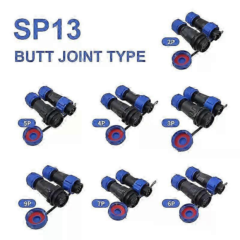 Sp1310 Sp1311 Wasserdichter Docking-stecker Sp13 2-polig 3-polig 4-polig 5-polig 6-polig 7-polig Ip68 Kabelstecker-jxlgv