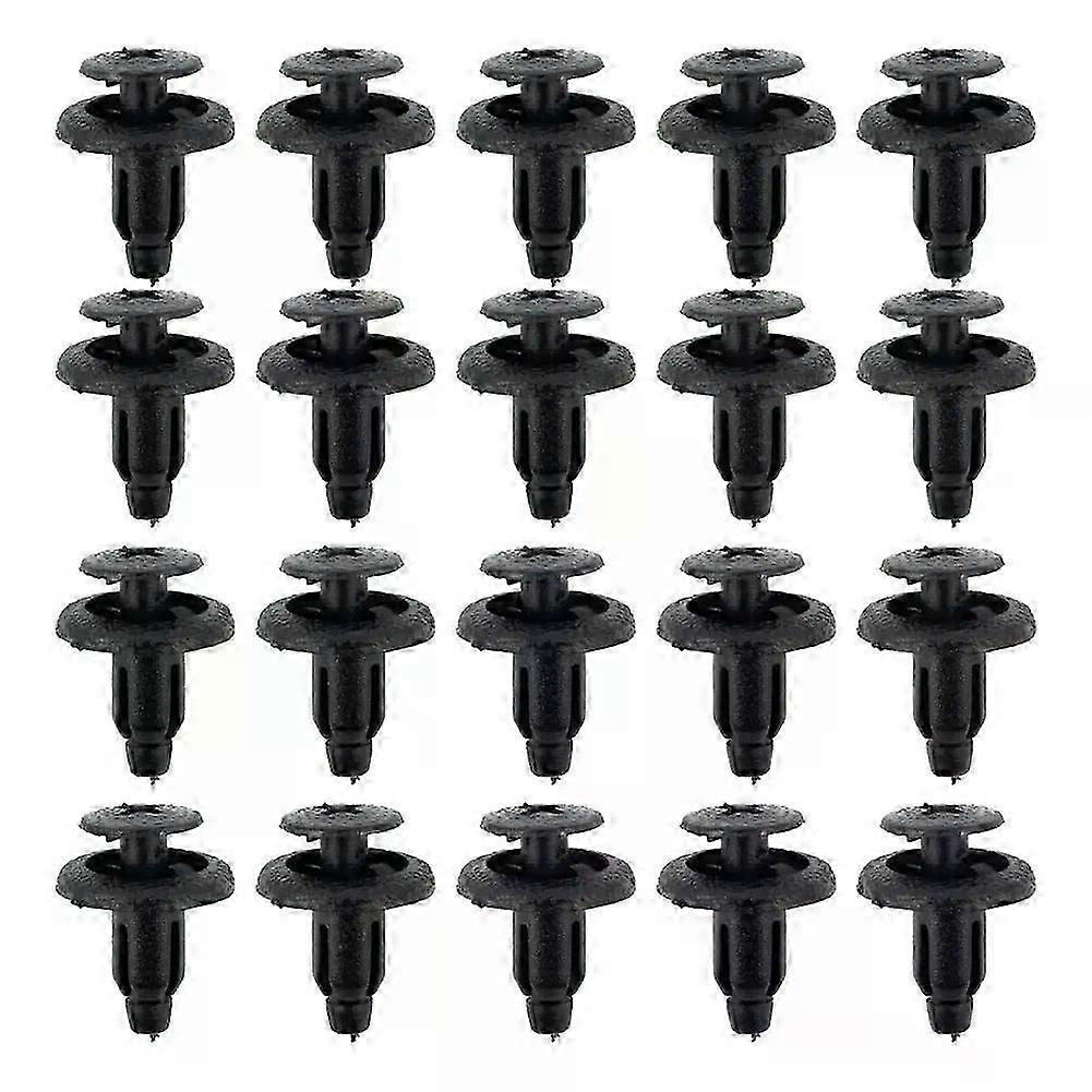 Ein Set Aus 20 Robusten Und Zuverlässigen Schwarzen Abs-kunststoff-schraubclips, Passend Für Honda-verkleidungen (90683 Gr1 003 90683 Mbw 003)-jxlgv