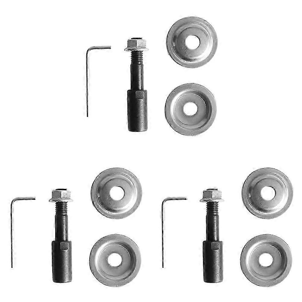 3 Sätze Schleifscheiben-anschlusswellen, Kompatibel Mit 775 Motor, Polier- Und Schleifstangen 8mm-jxlgv