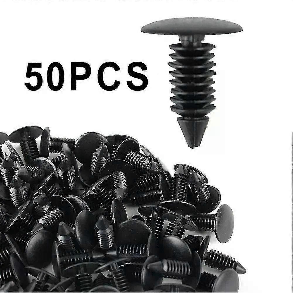 50 Stück Kfz-befestigungsclips, Kotflügel- Und Stoßstangenhalterungen, Kunststoffnieten, Druckstifte, 8 Mm Loch, 1605396, 1595864, 6030441, Autozubehör-jxlgv