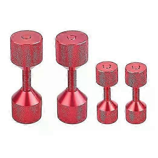 4 Stück Aluminiumflansch-zweilochstifte, 1-1/8 Zweiloch-ausrichtstifte & 1-5/8 Abnehmbare Flansch-doppellochstifte - Jxlgv