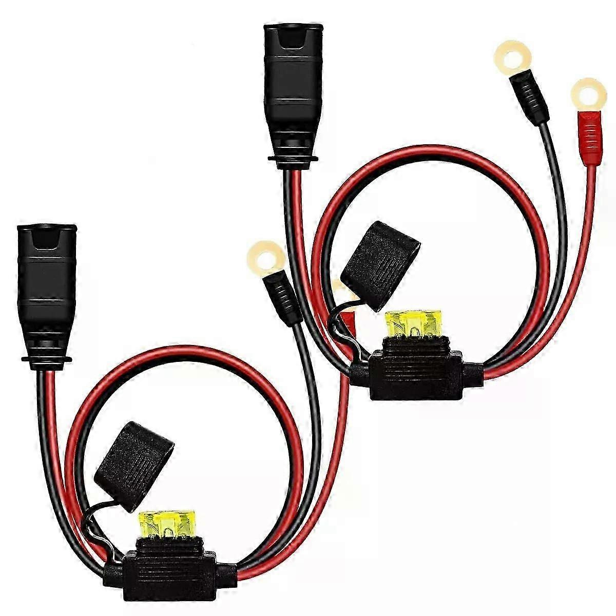 2-teiliger Kabelbaum Passend Für Noco Gc002 X-connect 6mm Smart-batterien, Erhaltungsladegerät, Starthilfekabel - Jxlgv