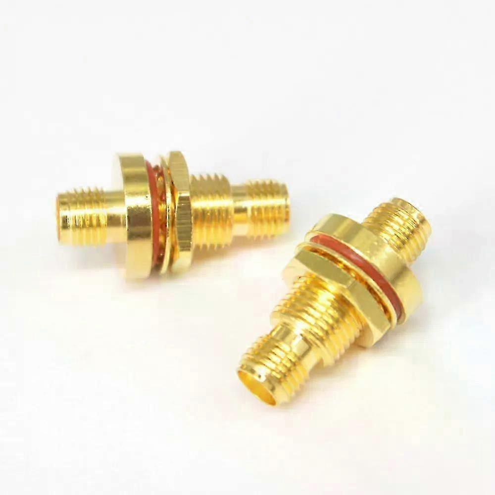 2 Stück Sma-buchsenstecker, Sma-buchse Auf Sma-buchse, Hohlstecker-adapter, Sma-einbaustecker, Sma-buchse Für Schottwandmontage (jxlgv)