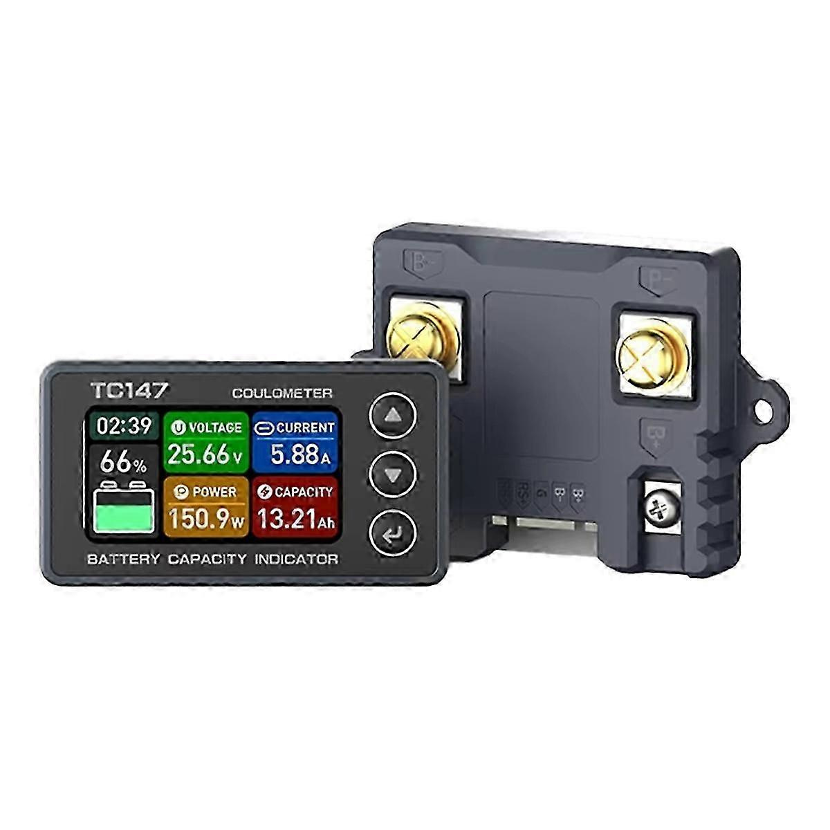 Tc147 Hochpräzises Coulomb-messgerät Mit Farbbildschirm Für Batteriespannung Und -strom – Jxlgv
