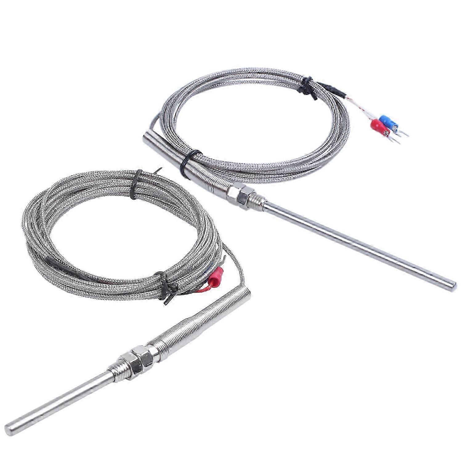 Thermoelement-sonden Vom Typ K, 0–800 °c, 2 M (6,5 Fuß) Kabel, 50 X 5 Mm, 3 M (9,8 Fuß) Kabel – Jxlgv