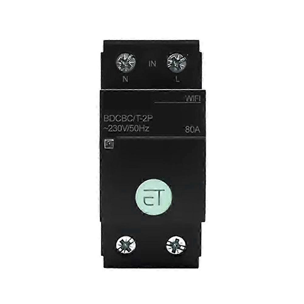 Tuya Wlan-leistungsschalter Mit Intelligenter Zeitschaltuhr Und Relais, Sprachfernbedienung Über Die Tuya-app, Smart Home B-jxlgv