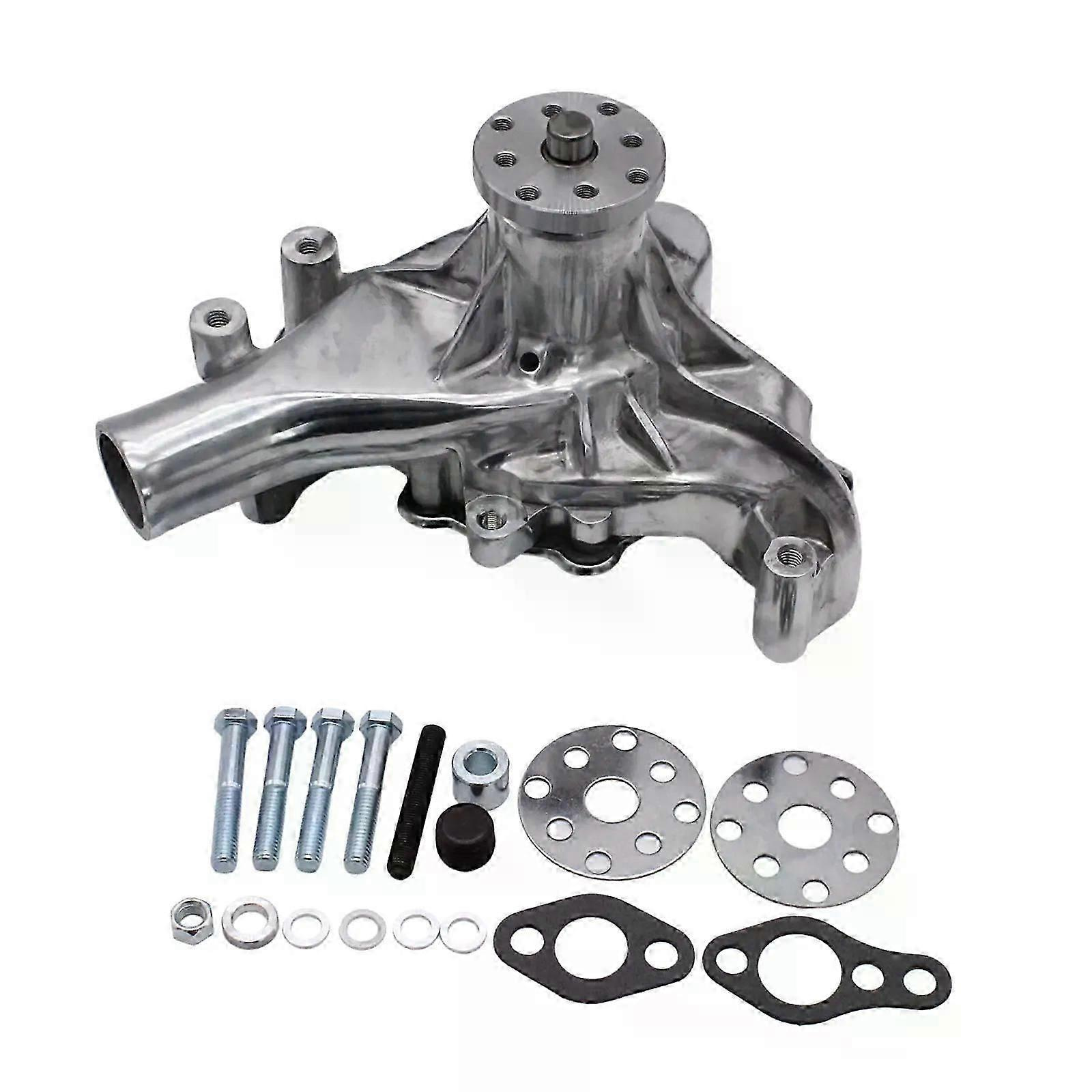Lange, Verchromte Wasserpumpe, Robust, Passend Für Chevy 283, 327, 350 Und 383 Sbc. Stabiles Und Perfektes Autozubehör Für Mance-jxlgv.