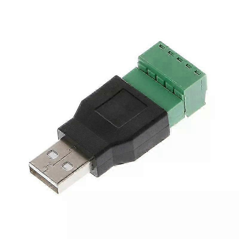 Usb 20 Typ A Stecker/buchse Auf 5-poligen Schraubanschluss Mit Schirmung – Adapterstecker Jxlgv