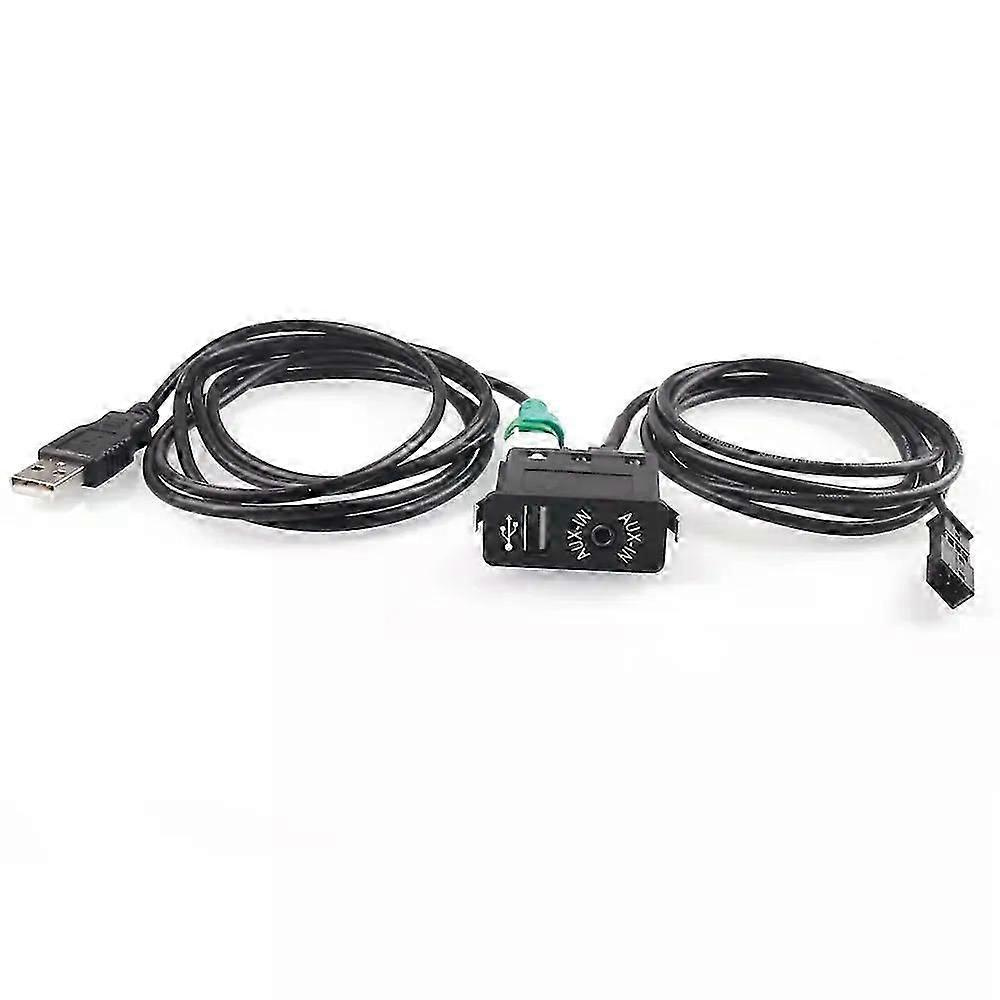 Usb-aux-schalter + Kabeladapter Passend Für Bmw E39 E46 E53 X5 16:9 Cd-player Navi 3-pin Cd-wechsler-jxlgv