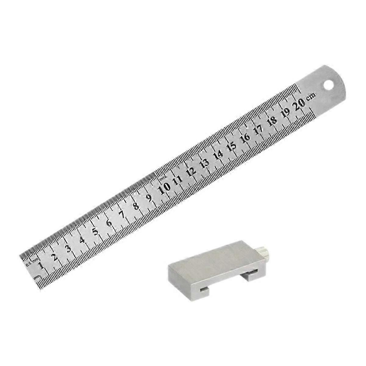 Holzbearbeitungswerkzeuge Stahllineal Positionierbegrenzungsblock Messung 200mm-jxlgv