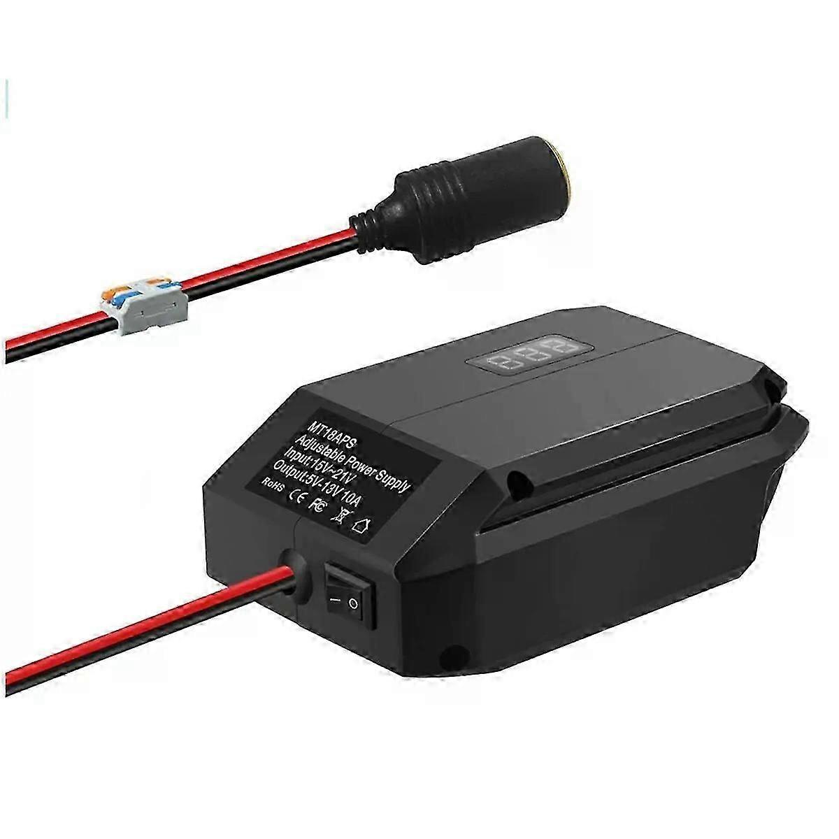 18v-dc-auf-12v-abwärtswandler Passend Für Makita 18v-akku-elektrofahrzeuge, Akkuadapter, Zigarettenanzünder-adapter – Jxlgv