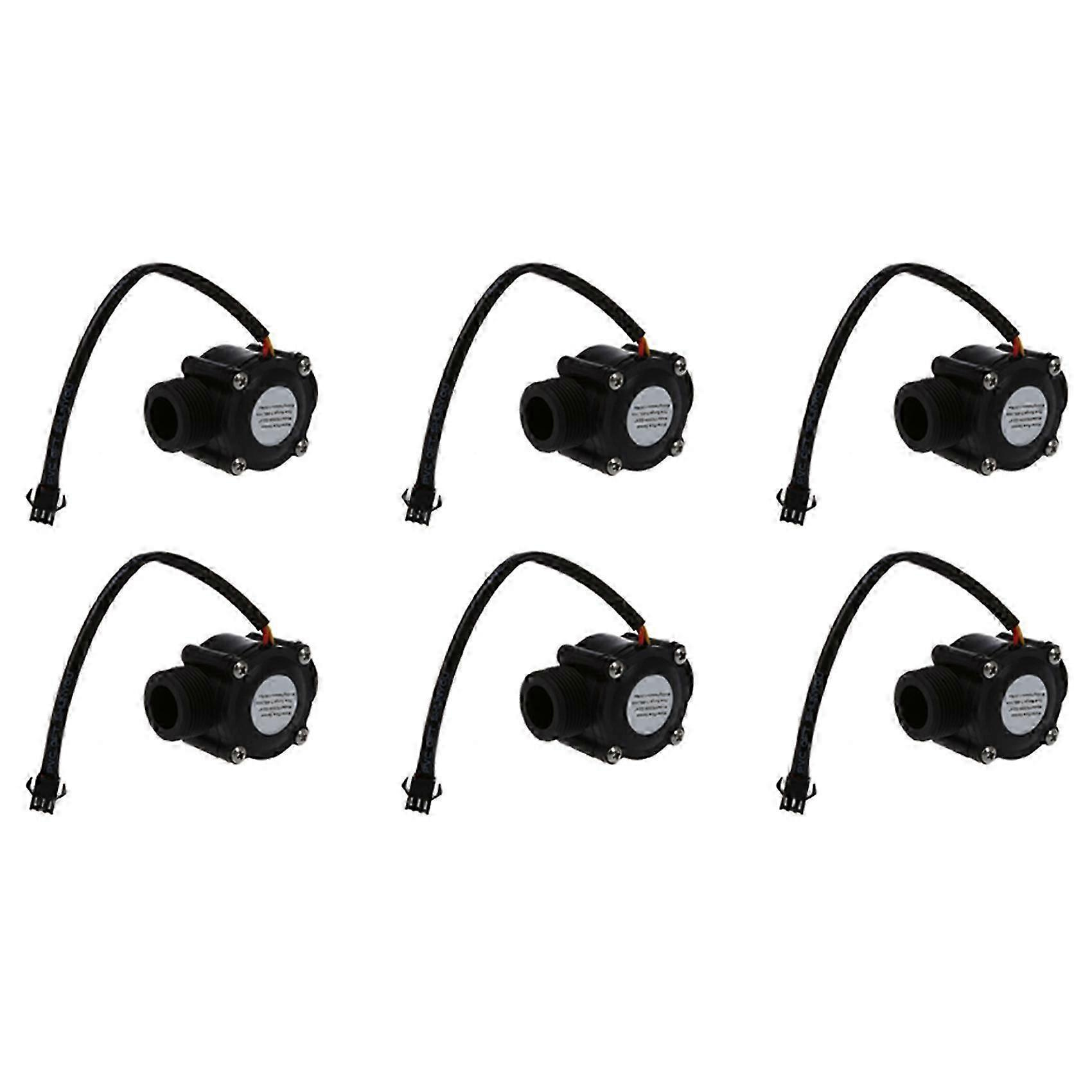 6x 1-60 L/min Dc 5-24 V Hall-effekt-wasserdurchflusssensor-zähler Fs300a-jxlgv