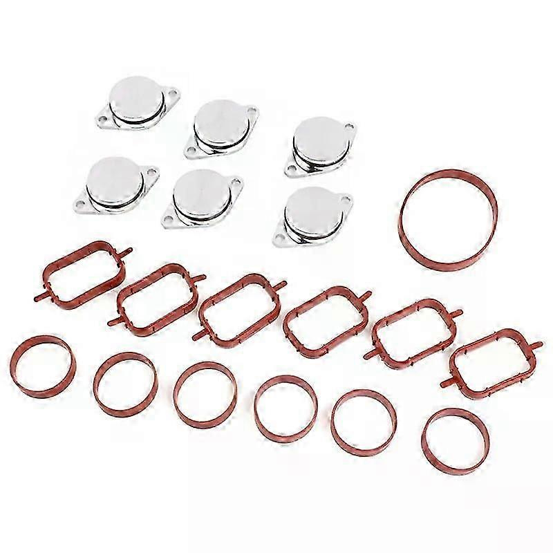 6 X 33 Mm Rohöl-drallklappen-blindstopfen Mit Ansaugkrümmerdichtung, Passend Für Bmw E46, E60, E90, 320d, 330d, 520d-jxlgv