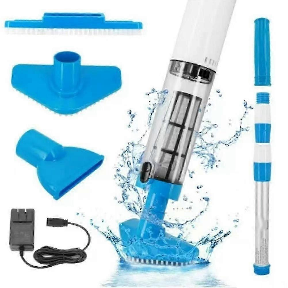3-in-1 Akku-poolsauger Mit Eu-stecker, Handlich, Kompatibel Mit Whirlpools, Spas Und Kleinen Pools – Jxlgv
