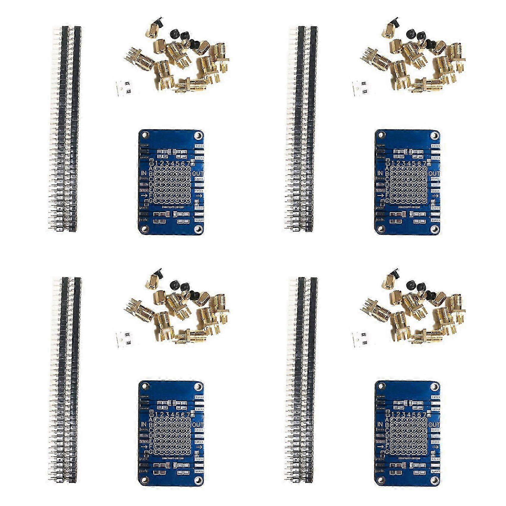 4x Nanovna Testboard-kit Vna Test-demo-board Vektornetzwerkanalysator-testboard-jxlgv