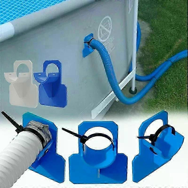 Schwimmbad-rohrhalterung Für Rohre Mit 30–38 Mm Durchmesser, Passend Für Intex Bestway Bodenschlauchanschluss, Inklusive Kabelbinder, Poolzubehör – Jxlgv