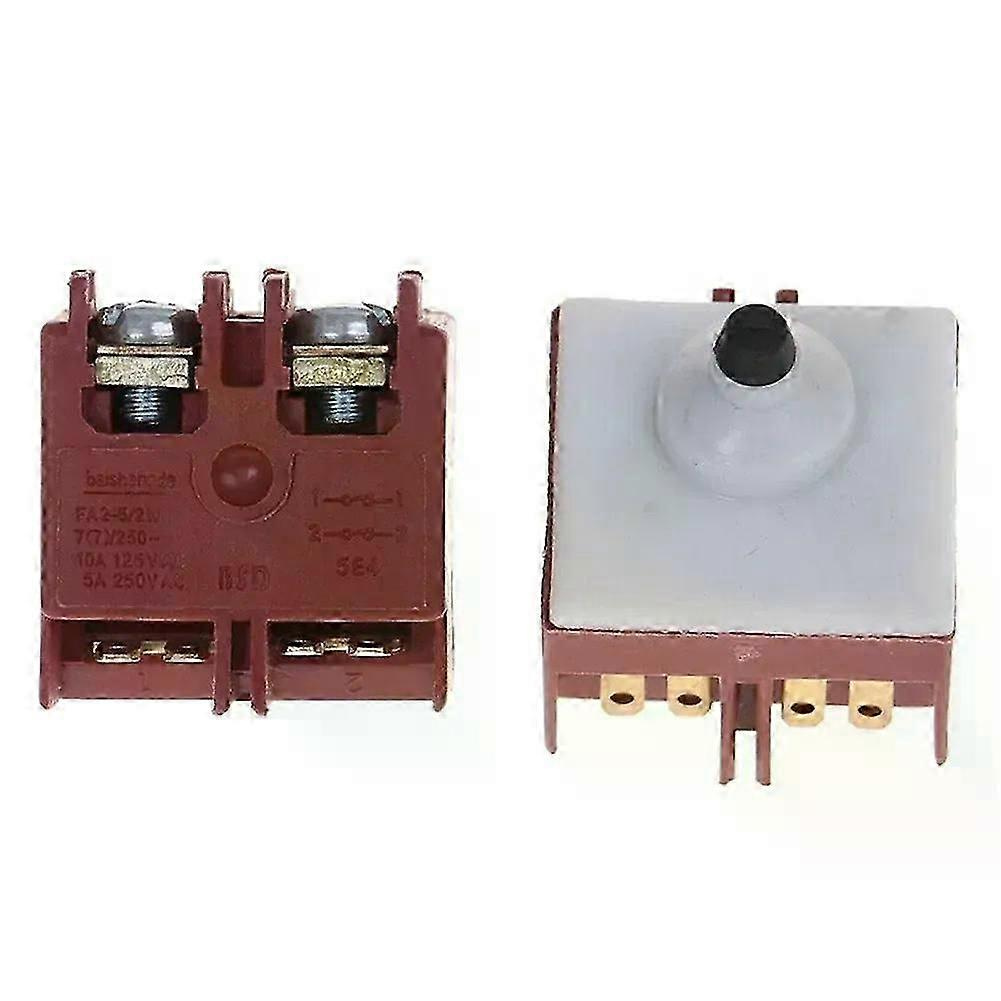 1 Stück Winkelschleiferschalter 2725520mm Ac250v 6a 125v/12a Dpst No Druckknopfschalter Passend Für Bosch Gws6/7-100 Winkelschleifer Teilenummer Jxlgv