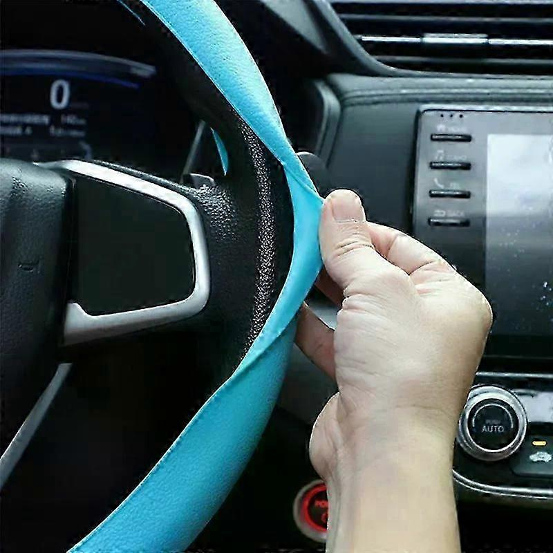 Lenkradüberzug Aus Silikon, Rutschfest Und Schweißabweisend, Universell Einsetzbar, Einfache Montage, Lenkradzubehör Für Den Innenraum – Jxlgv