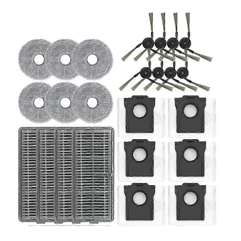 Kompatibel Mit Dreame X40 Pro Ultra Seitenbürste, Hepa-filter, Wischmopptuch, Staubbeutel, Zubehör, Ersatzteile - Jxlgv