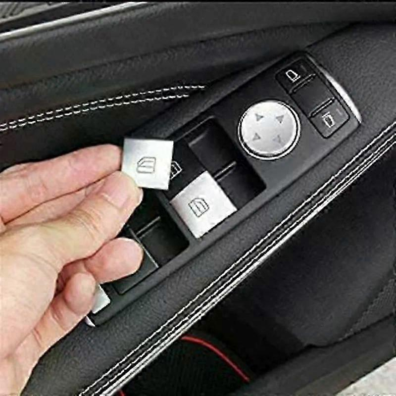 Innentür-armlehnen-fensterheberschalter-abdeckungsaufkleber Passend Für Mercedes-benz Glk, Ml, Gl, A-klasse, Bceg, W204, W212, W246, W166, X166-jxlgv
