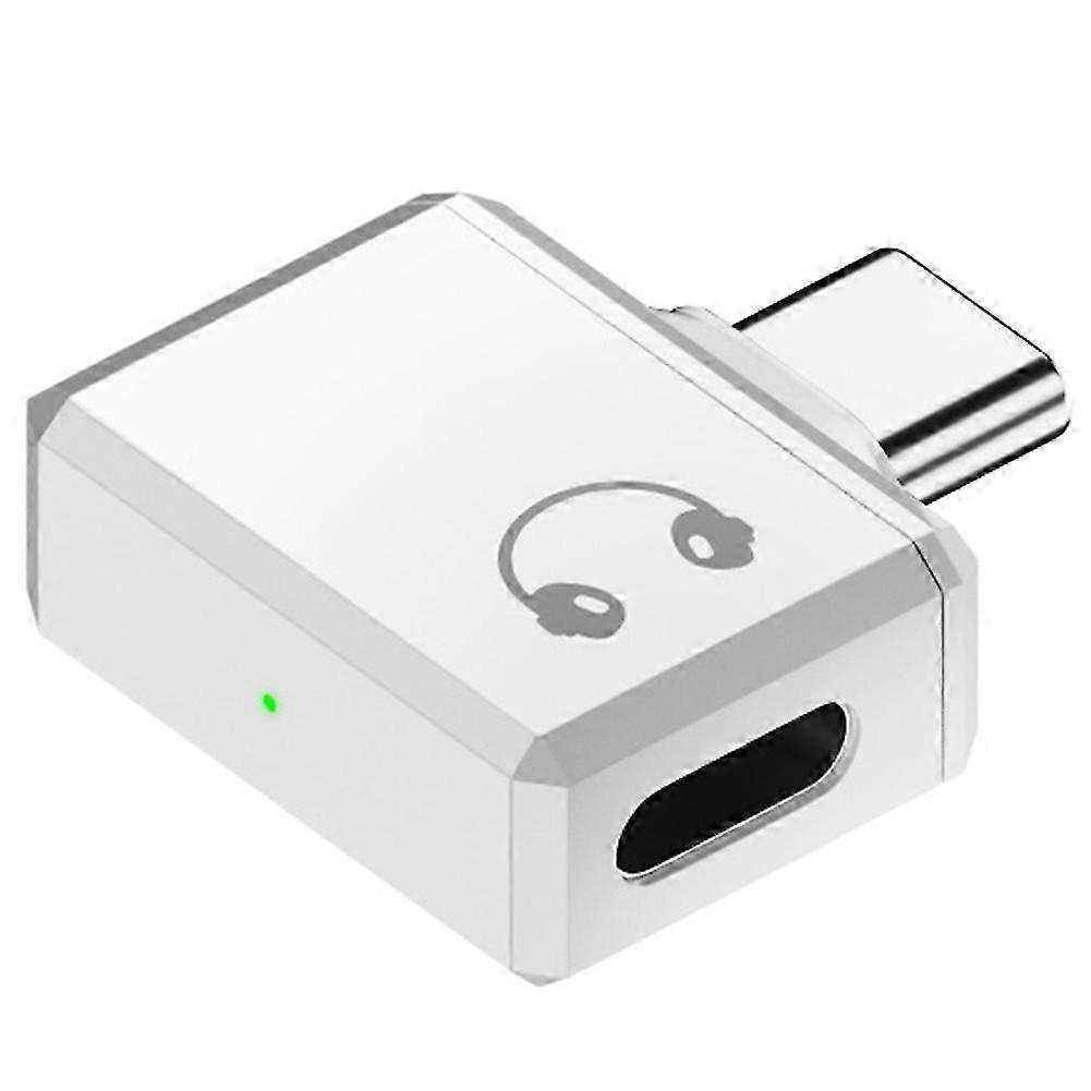 Usb-c-auf-lightning-kopfhöreradapter, Unterstützt Musikwiedergabe Und Anrufe Auf Smartphones, Integrierter Verlustfreier Dekodierungschip, Weiß (weiß)-jxlgv