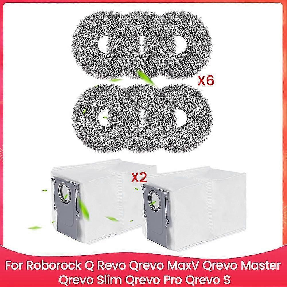 Wischmopp-staubbeutel Für Roborock Q Revo, Qrevo Maxv, Qrevo Master, Qrevo Slim, Qrevo Pro, Qrevo S – Ersatzteile – Jxlgv