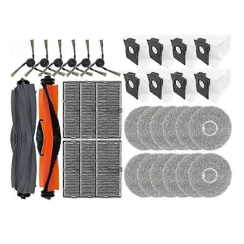 Zubehör Für Dreame L40 Ultra/x40/x40 Ultra/mova P10 Pro Ultra/s30 Pro Ultra Kehrmaschinen: Hauptbürste, Seitenbürste, Filter, Staubbeutel – Jxlgv