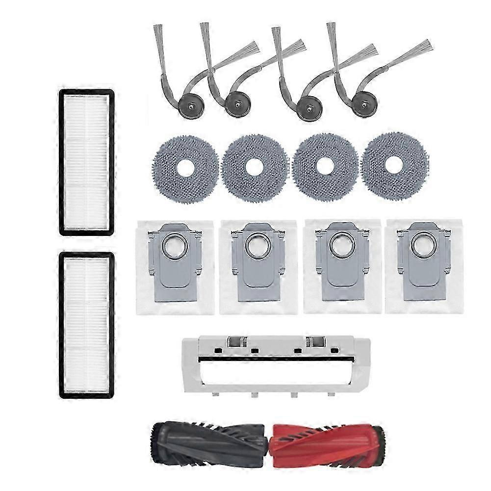 Staubsaugerzubehör Für Roborock Qrevo C/qrevo 5ae/qrevo Edgec: Walzenbürste, Staubbeutel, Seitenbürste, Wischtuch, Filter-jxlgv