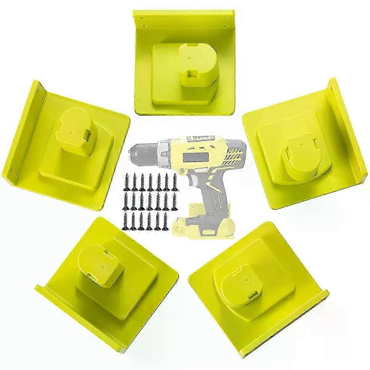 5-teiliges Werkzeughalter-set, Passend Für Ryobi 18v Bohrmaschinen, Werkzeughalter, Aufhänger, Aufbewahrungszubehör Für Elektrowerkzeuge, Werkzeughalterung Für Werkstatt Und Garage – Jxlgv
