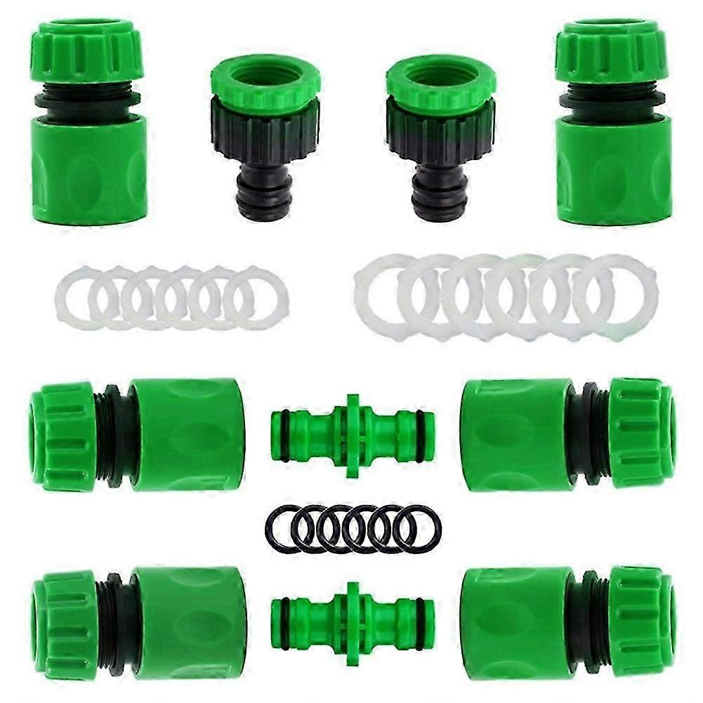 1 Set Gartenschlauchverbinder Und -armaturen, Kunststoff-gartenschlauch-wasserhahn-anschlussset, Schlauchverbinder-jxlgv