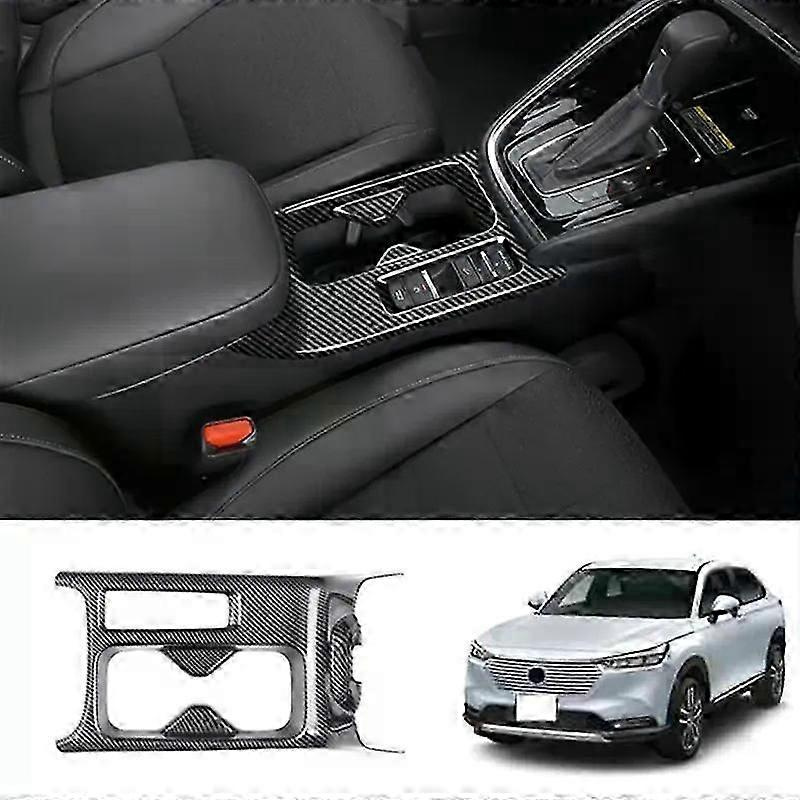 Dekor-abdeckung Für Die Mittelkonsole Aus Kohlefaser, Passend Für Honda Hrv, Hr-v Vezel-jxlgv