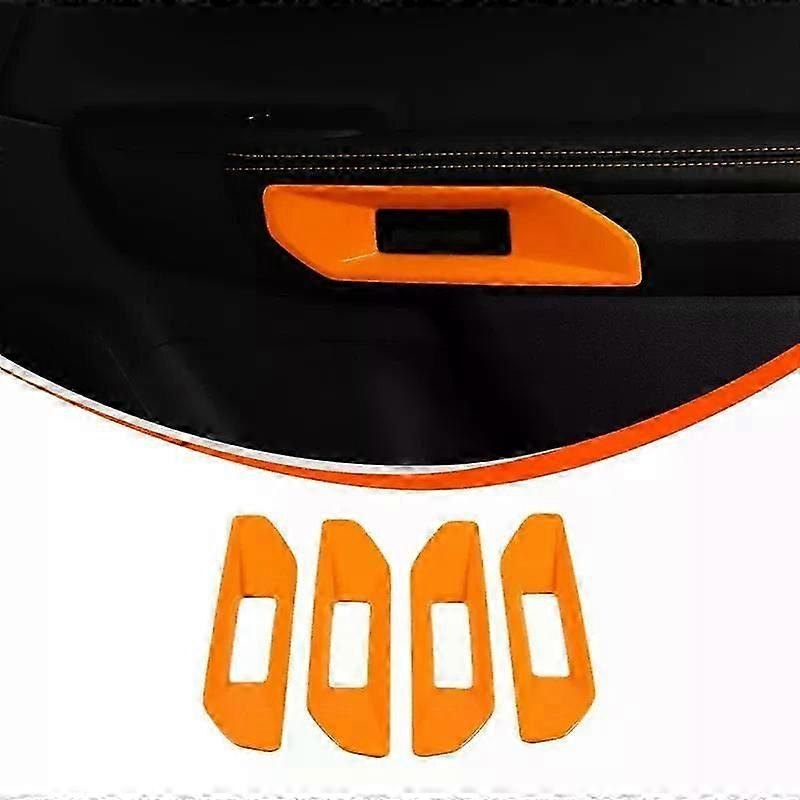 Passend Für Ford Ranger Türarmlehnenabdeckung Rahmenverkleidung Innenausstattung Orange-jxlgv