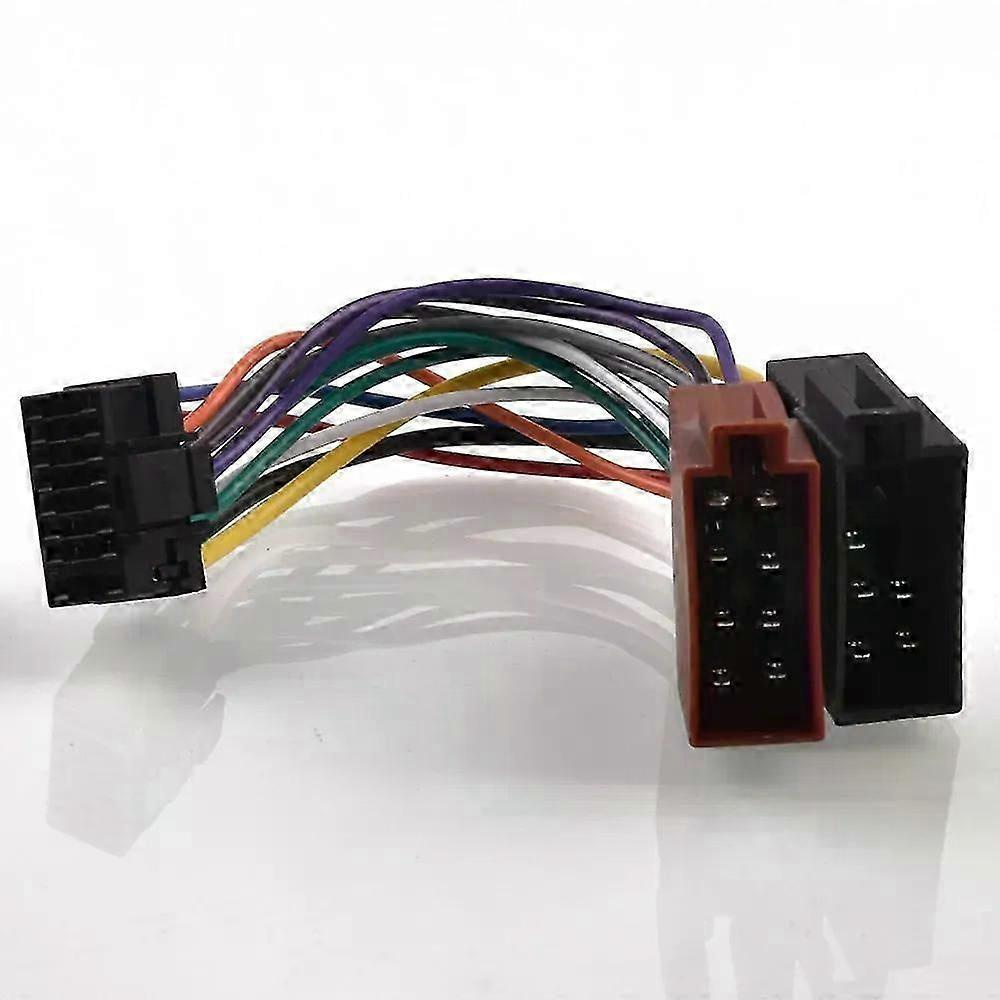 16-poliger Autoradio-kabelbaum Mit Iso-stecker, Passend Für Alpine Und Jvc (iso-stecker Jxlgv)
