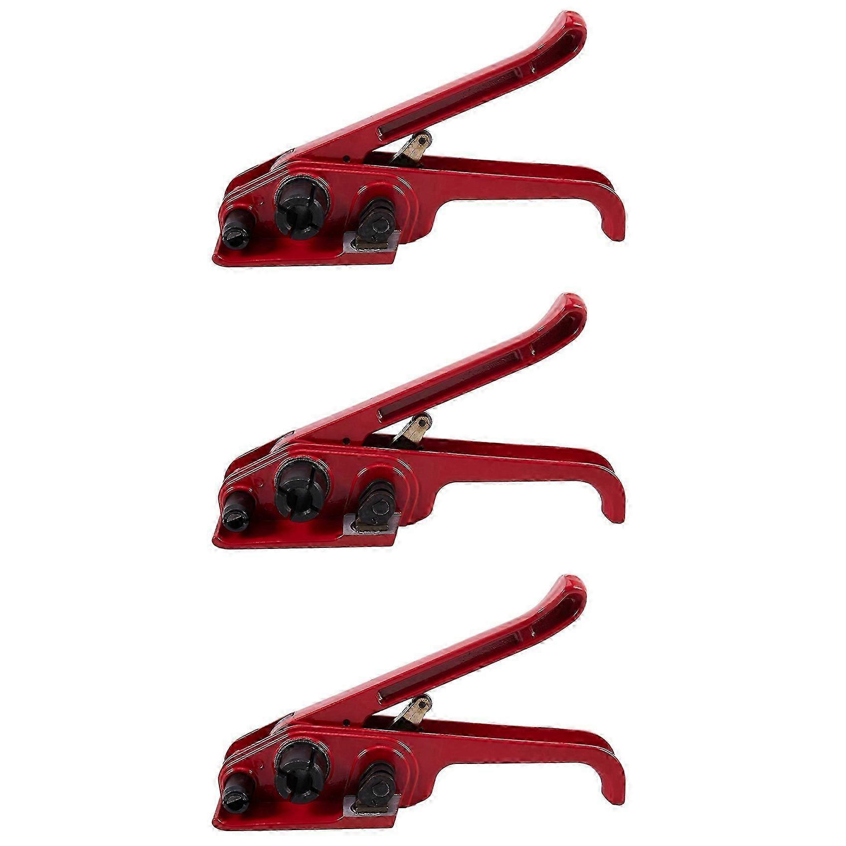 3x Kunststoff-riemenspanner Für Pet-kunststoff-umreifungsmaschine, Ballenpresse, Manueller Spanner, Kunststoffverpackung, Handwerkzeuge, Handverpackungswerkzeuge-jxlgv