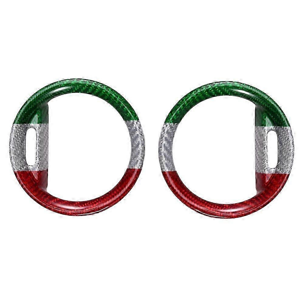 Aufkleber Für Luftauslässe Aus Echtem Hartcarbon, Kompatibel Mit Abarth 595, Abarth 695 Und Fiat 500 (2016–2024, Jxlgv).