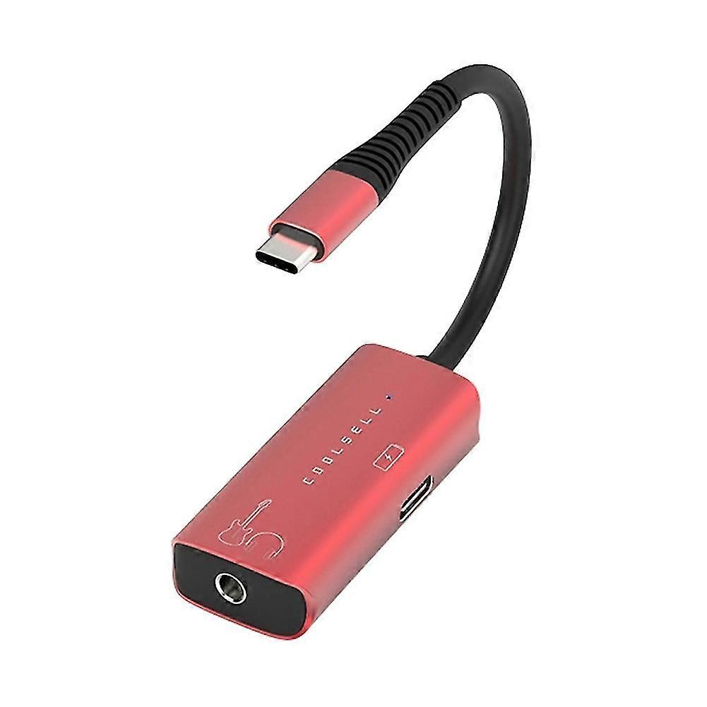 Audio-interface Kompatibel Mit Gitarre, Usb-c Auf 3,5-mm-gitarren-interface Kompatibel Mit Aufnahmen, Taschenmikrofon-interface-jxlgv