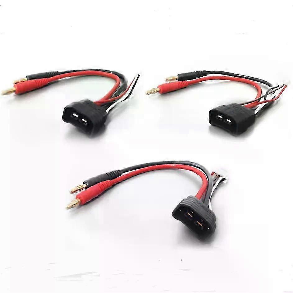 Traxxas Trx Id-kompatibles Ladekabel Für 4s/3s/2s Lipo-akkus Mit Bullet-stecker Auf 4-mm-bananenstecker, Passend Für Trx Rc-cars – Jxlgv