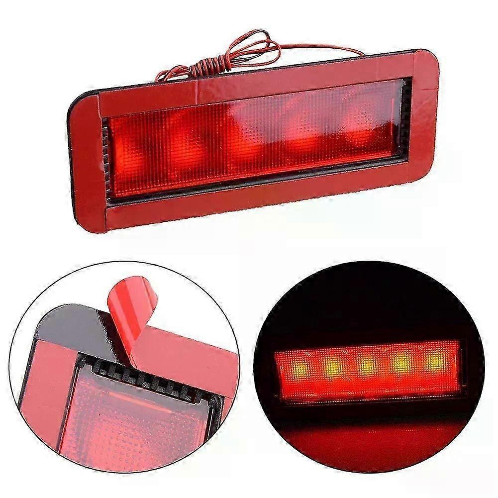 Universelle Auto-bremsleuchte Mit 5 Leds, Hoch Angebracht, Dritte Bremsleuchte, Rücklicht, Autozubehör, Bremsleuchte 17 X 5 Cm - Jxlgv