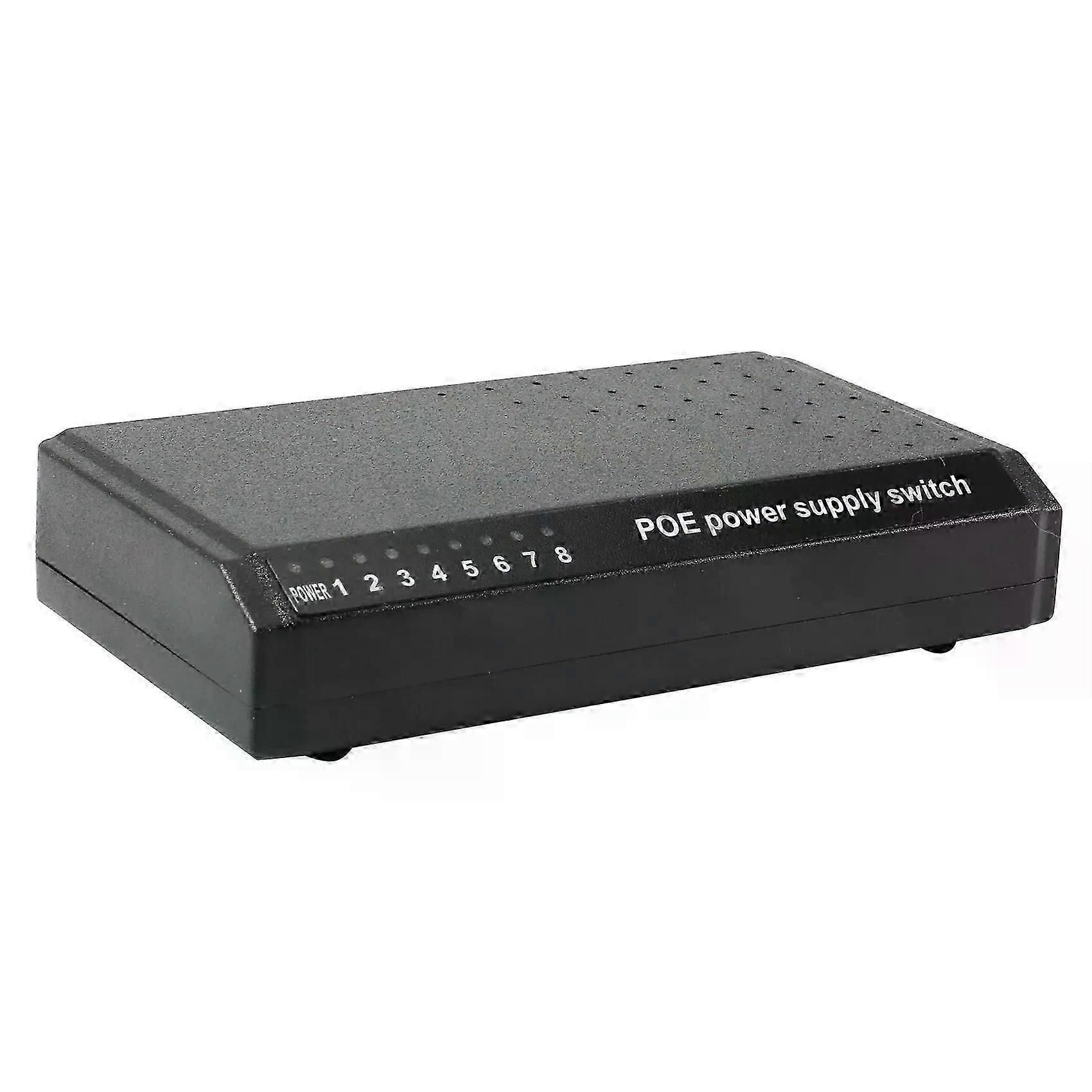 8-port 6+2 Poe-switch-injektor (power Over Rj45 Ethernet) Ohne Netzteil, Geeignet Für Familiennetzwerke (10/100m), Kameras – Jxlgv