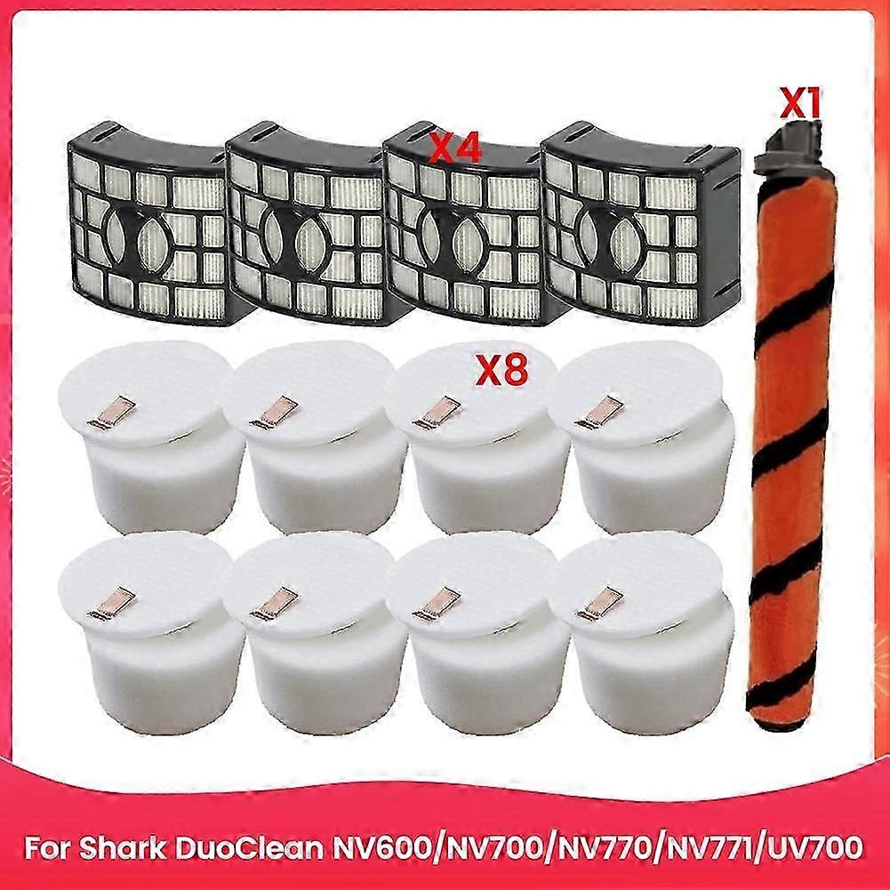 13-teiliges Staubsaugerfilter- Und Bürstenset Für Shark Duoclean Nv600, Nv700, Nv770, Nv771, Uv700 – Jxlgv