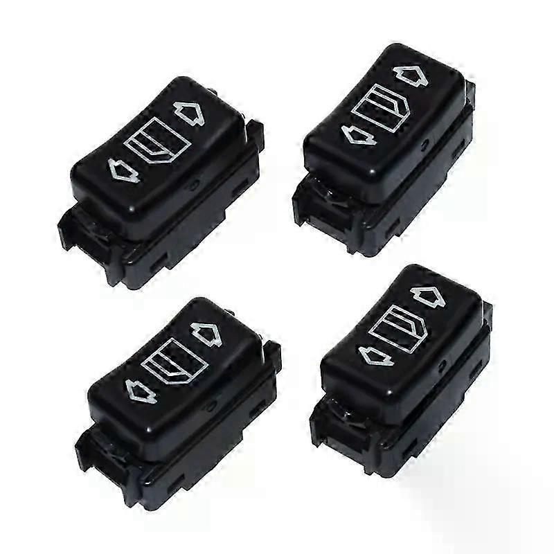 2 Paar Fensterheberschalter Links/rechts, Elektrisch, Passend Für Mercedes 190, 260, 300, Teilenummer 1248204610, 1248204510-jxlgv